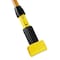 Rubbermaid Commercial 60" Mop and Broom Handles, 1.13" Dia, Natural/Yellow, Wood FGH216000000 - alternate 1